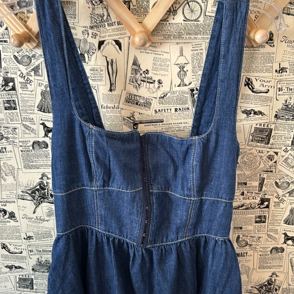 Reformation Blue Midi Dress - Picture 4 of 12